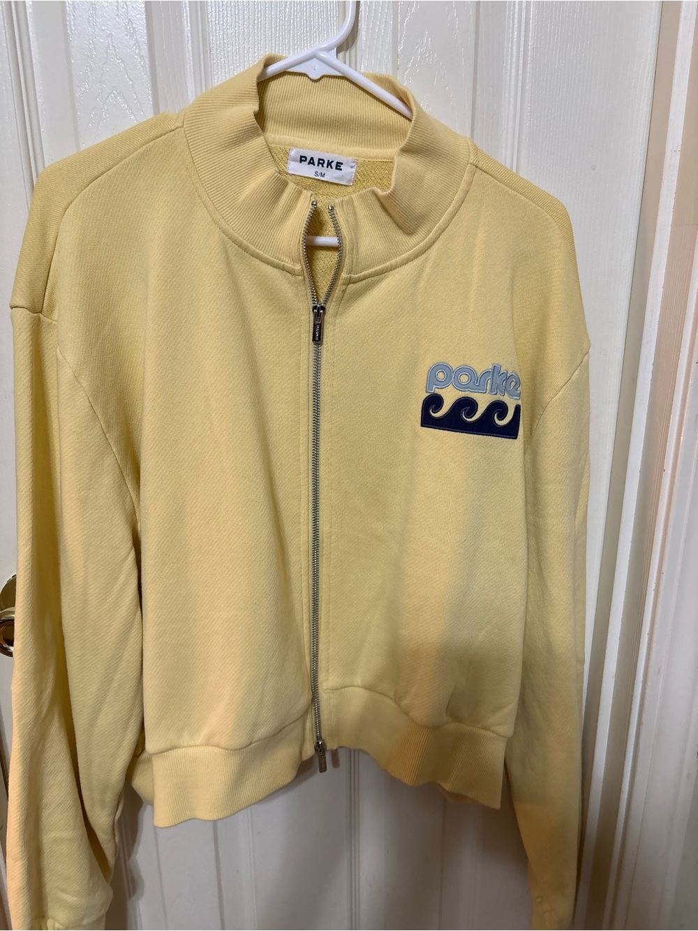 Parker Pale Yellow Half-Zip Pullover